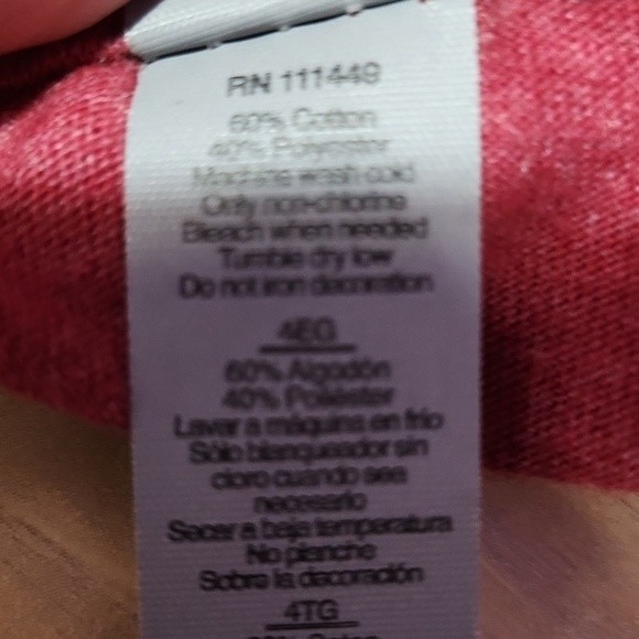 Next Level Let's Taco About Kindness Heather Red Graphic Tee Size 4XL Unisex - Picture 5 of 5